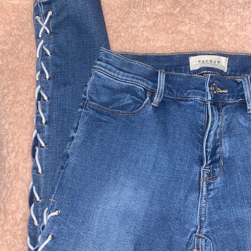 PacSun Lace Up Side Jeans 🤍